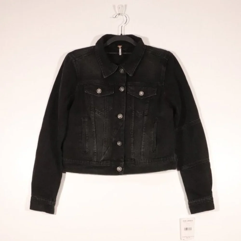 NWT Free People X Revolve Rumors Jacket in Black - Picture 15 of 16